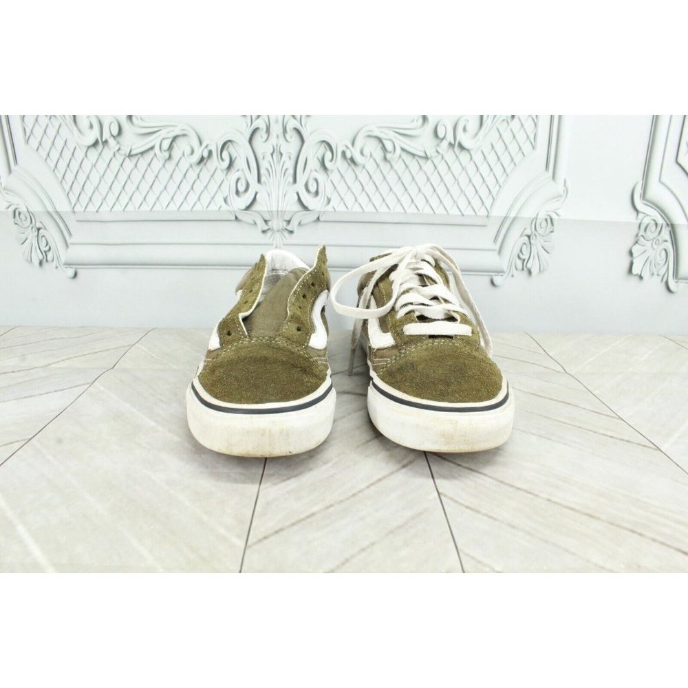 VANS Old Skool Olive Green Suede Leather Skate Shoes Sneakers Size M 4 / L 5.5 - Picture 4 of 10